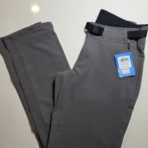 NWT - Columbia Women's Omni Shield Size 8 Pants In Charcoal